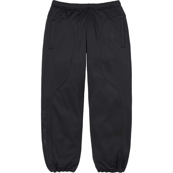 SUPREME®/JORDAN® TRICOT TRACK PANT in Black Men’s Size Large FW24 Poly tricot